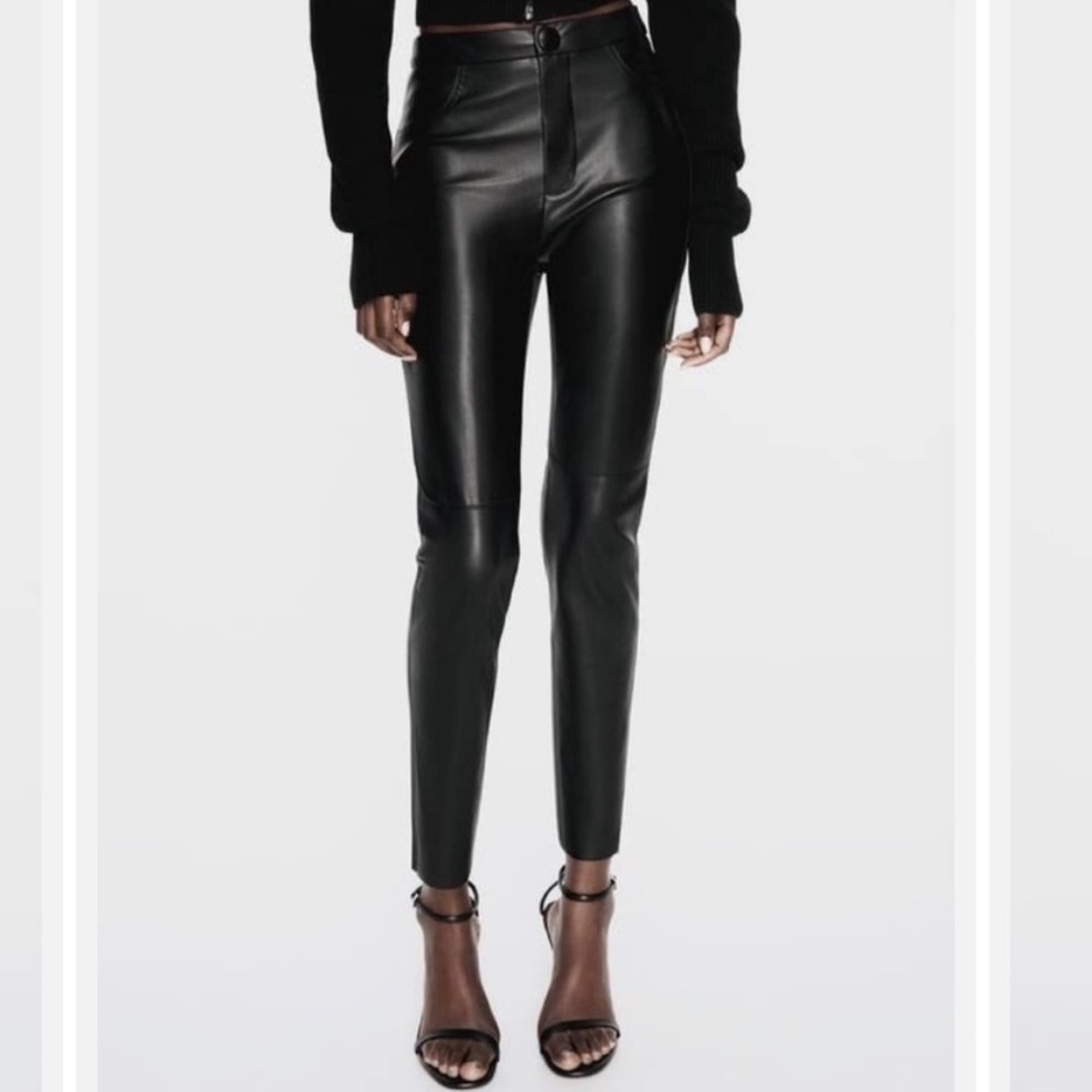 Zara women’s leather Pants